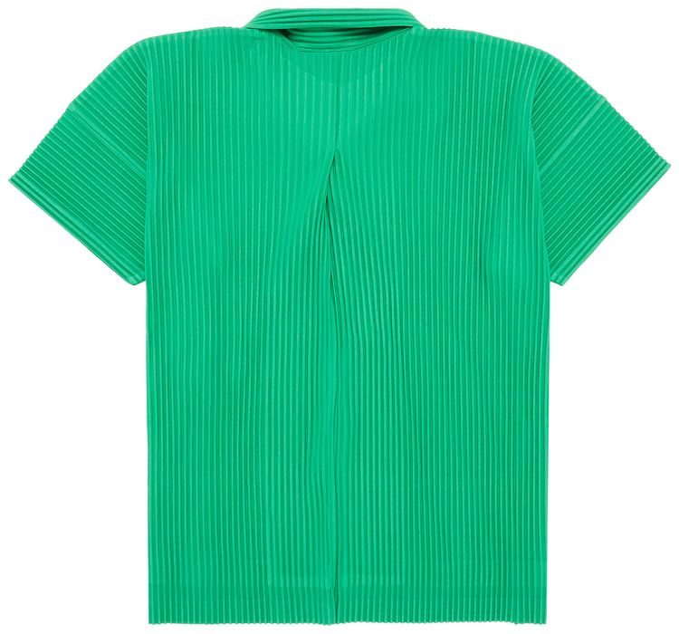 Homme Plisse Issey Miyake MC July Shirt Emerald