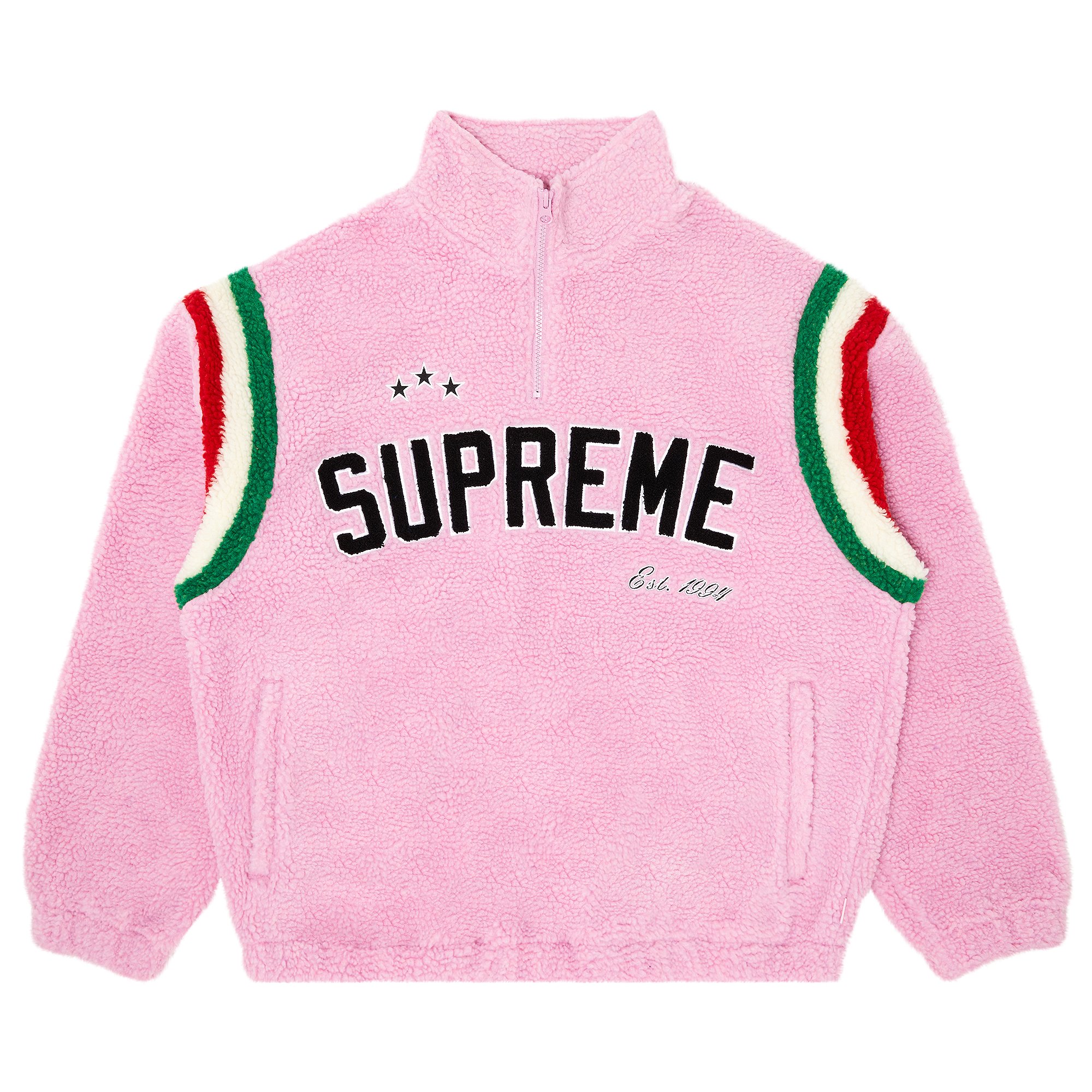 Buy Supreme Arc Half Zip Fleece Pullover 'Pink' - FW23J70 PINK