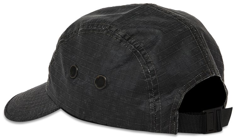 Supreme Distressed Ripstop Camp Cap Black