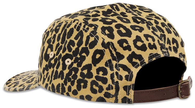 Supreme Washed Chino Twill Camp Cap Leopard