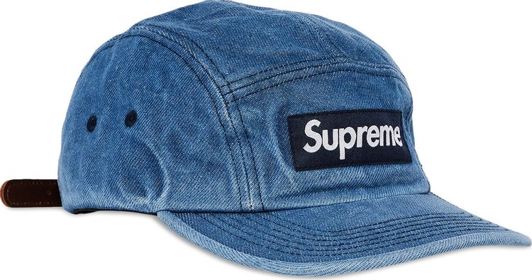 Supreme Washed Chino Twill Camp Cap Denim