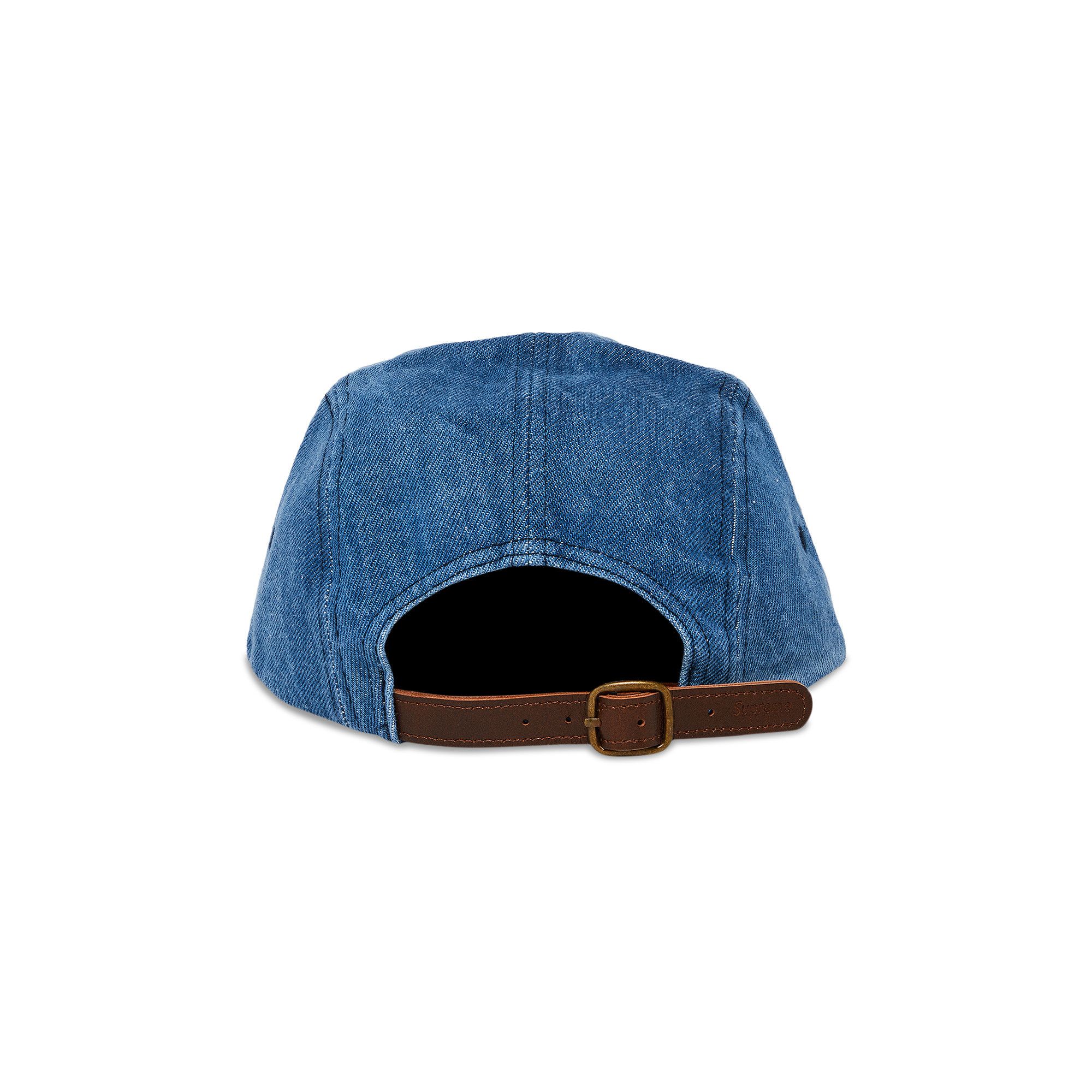 Buy Supreme Washed Chino Twill Camp Cap 'Denim' - FW23H61