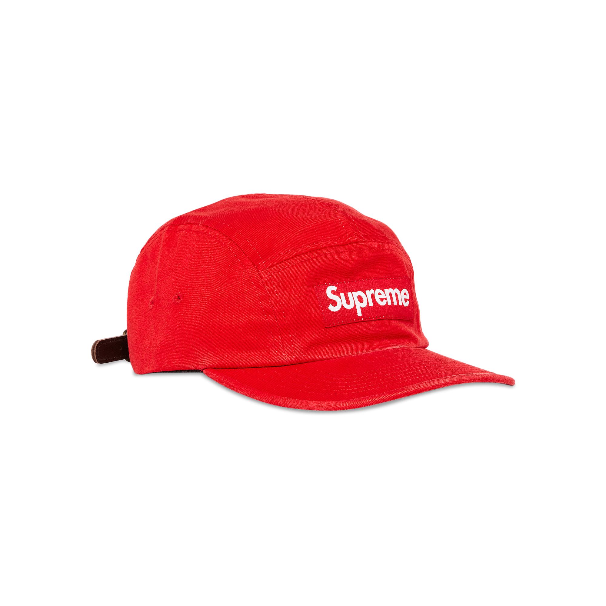 Supreme Bleached Chino Camp Cap Red 赤 Buy Supreme Washed Chino Twill Camp Cap 'Red' - SS25H40 RED
