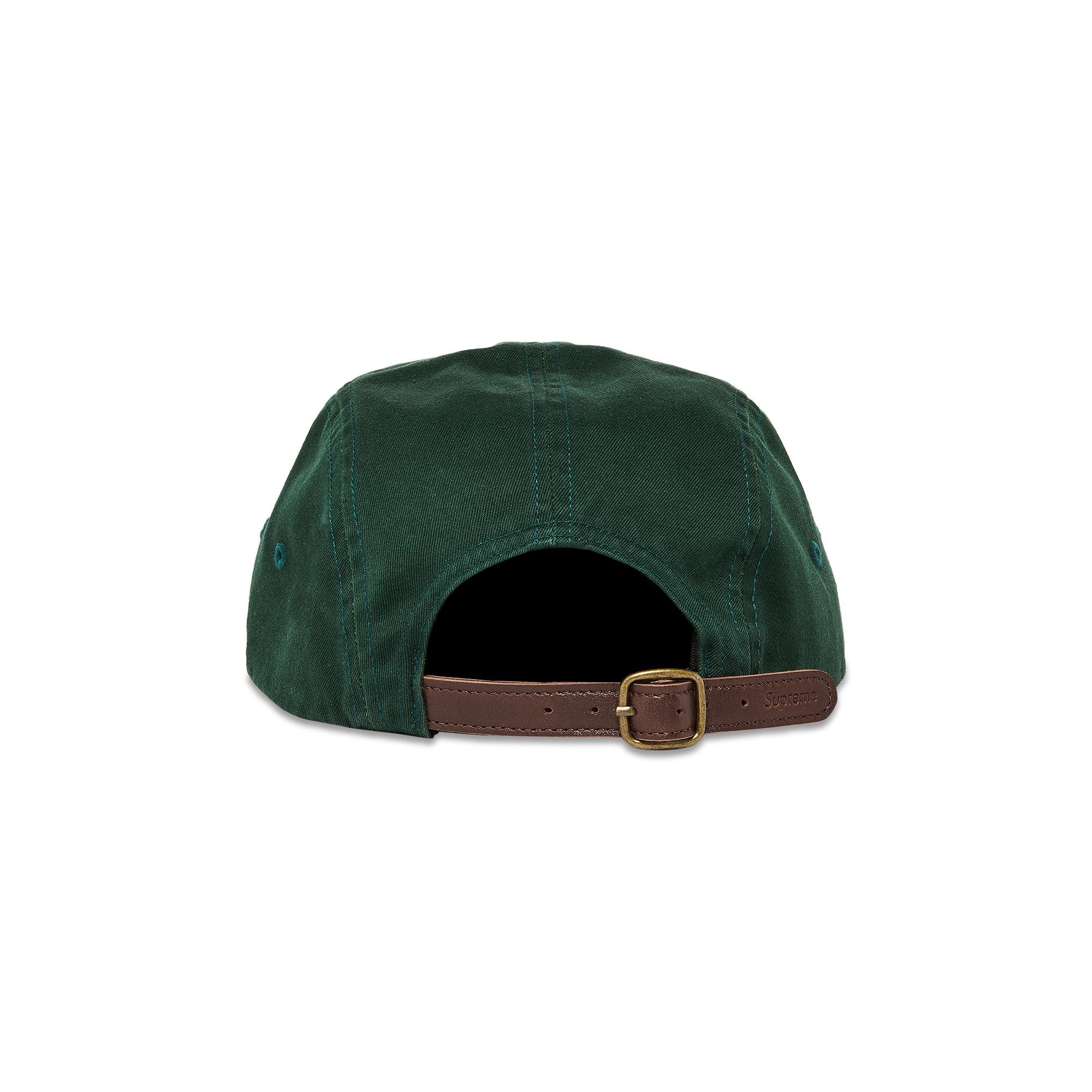 Buy Supreme Washed Chino Twill Camp Cap 'Pine Green
