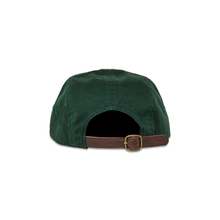 Supreme Washed Chino Twill Camp Cap Pine Green