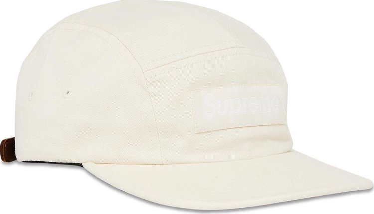 Supreme Washed Chino Twill Camp Cap Natural