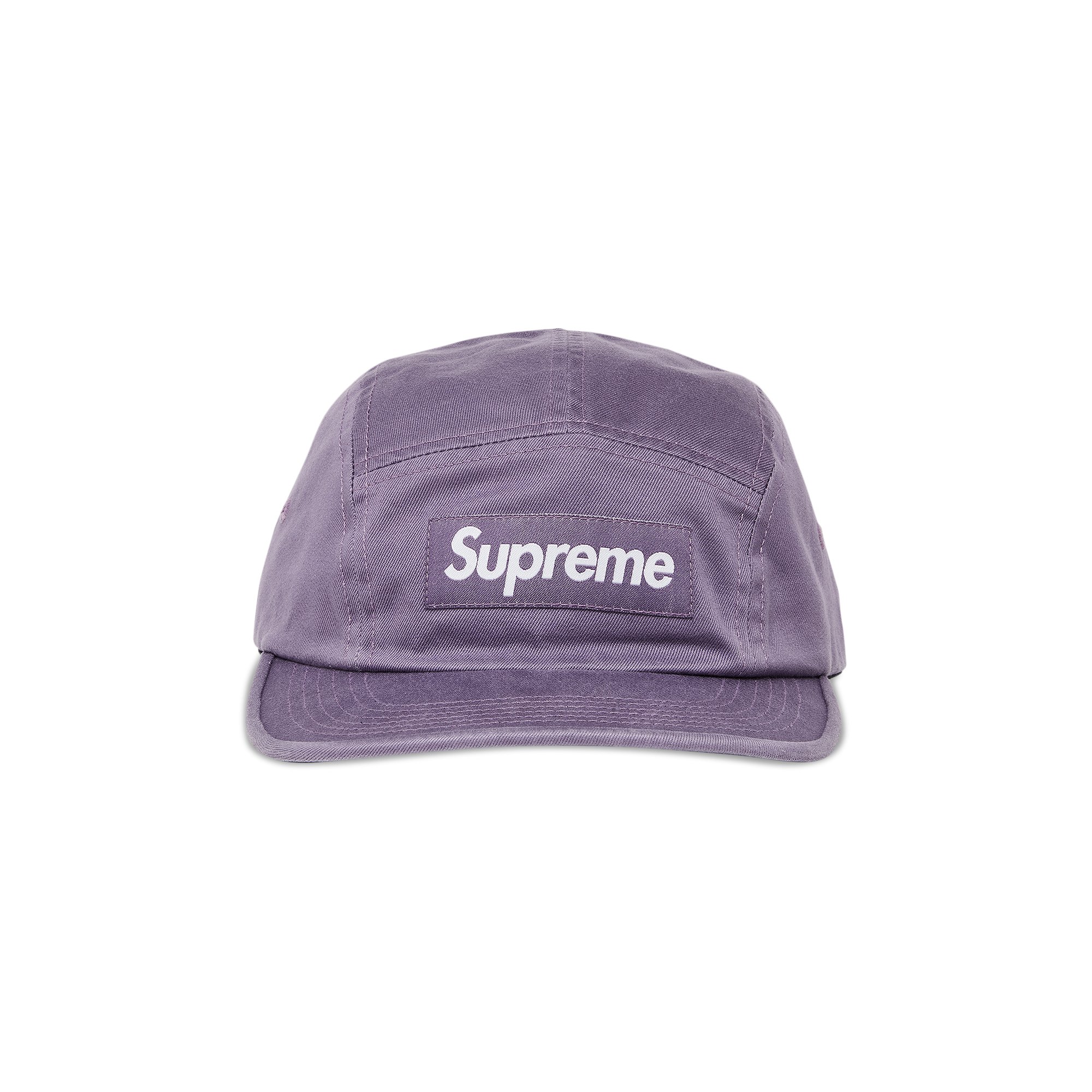 Buy Supreme Washed Chino Twill Camp Cap 'Dusty Purple' - FW23H61