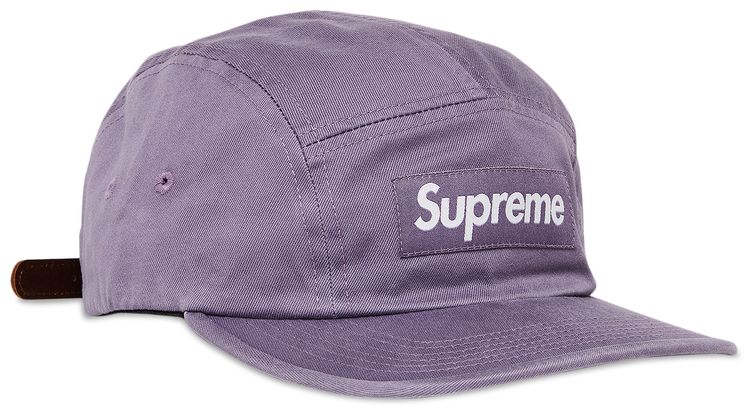 Supreme Washed Chino Twill Camp Cap Dusty Purple