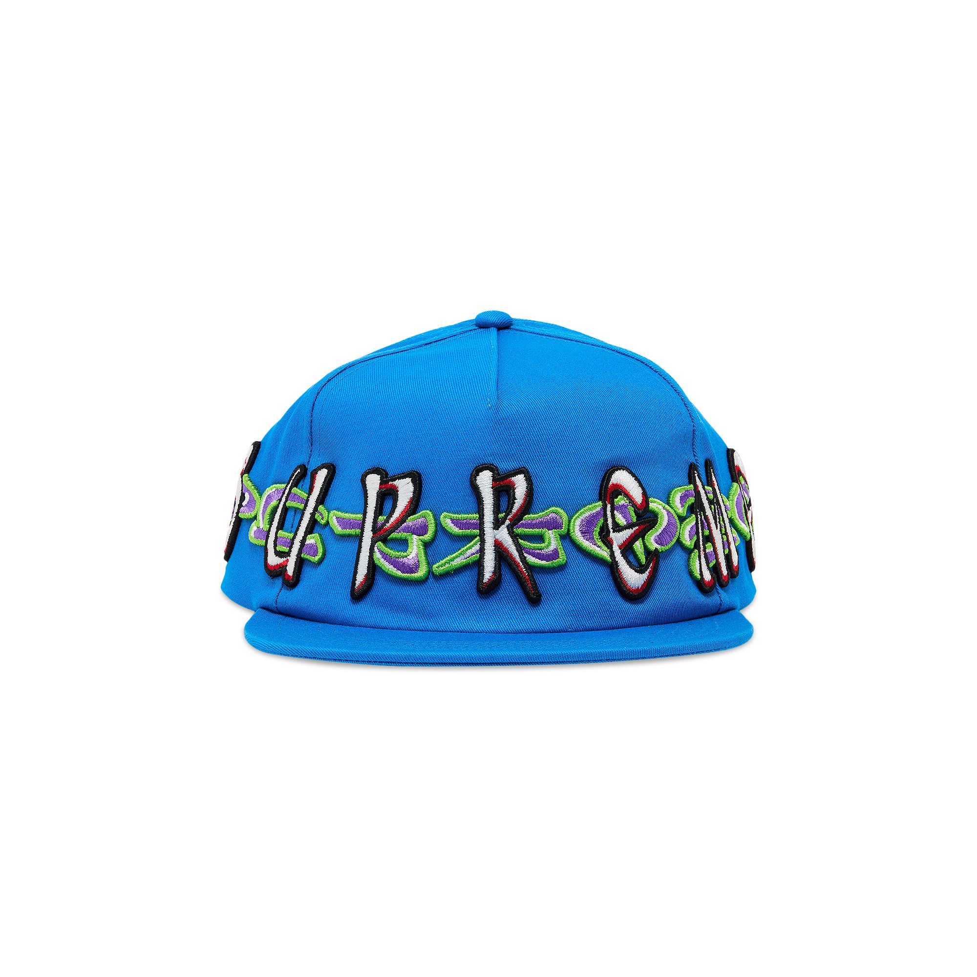 Buy Supreme AOI Spellout 5-Panel 'Blue' - FW23H42 BLUE | GOAT