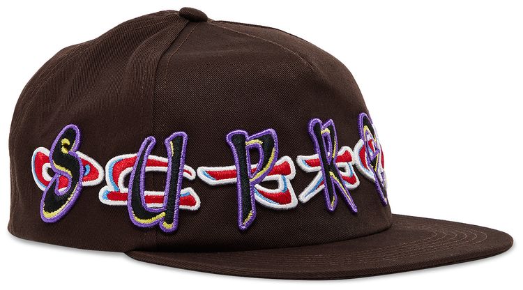 Supreme AOI Spellout 5 Panel Dark Brown