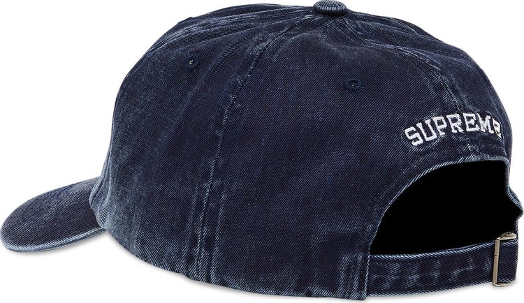 Supreme Pigment Print S Logo 6 Panel Navy