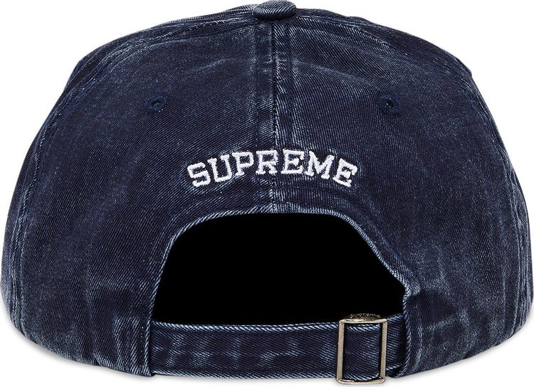 Supreme Pigment Print S Logo 6 Panel Navy