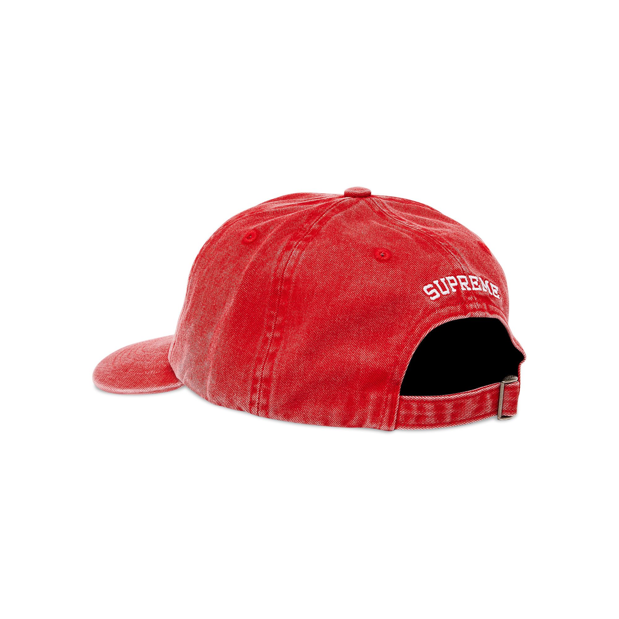 Buy Supreme Pigment Print S Logo 6-Panel 'Red' - FW23H108