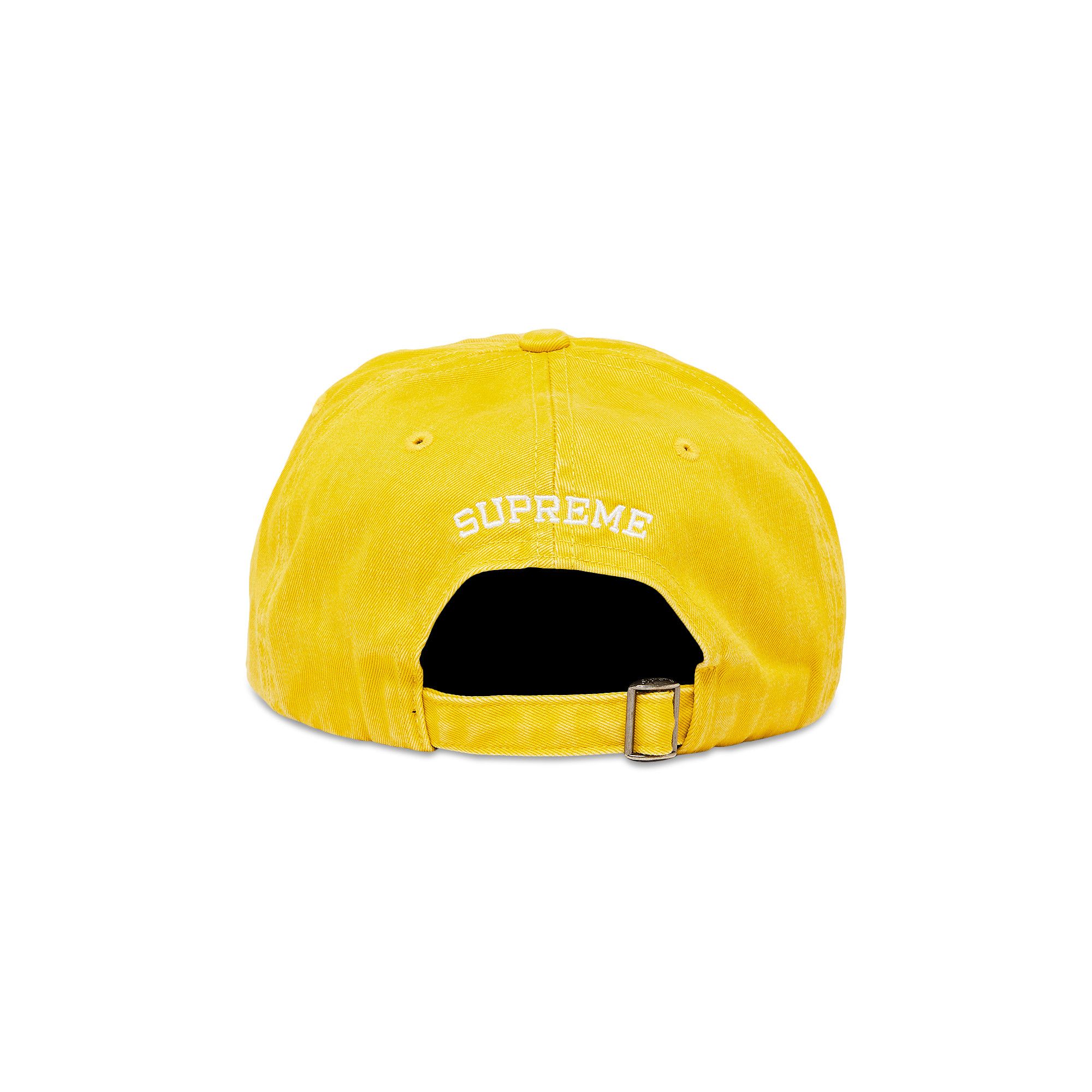 Buy Supreme Pigment Print S Logo 6-Panel 'Yellow' - FW23H108