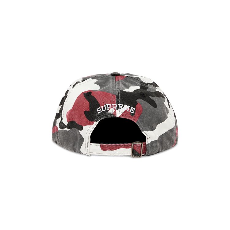 Buy Supreme Pigment Print S Logo 6-Panel 'Red Camo' FW23H108 RED
