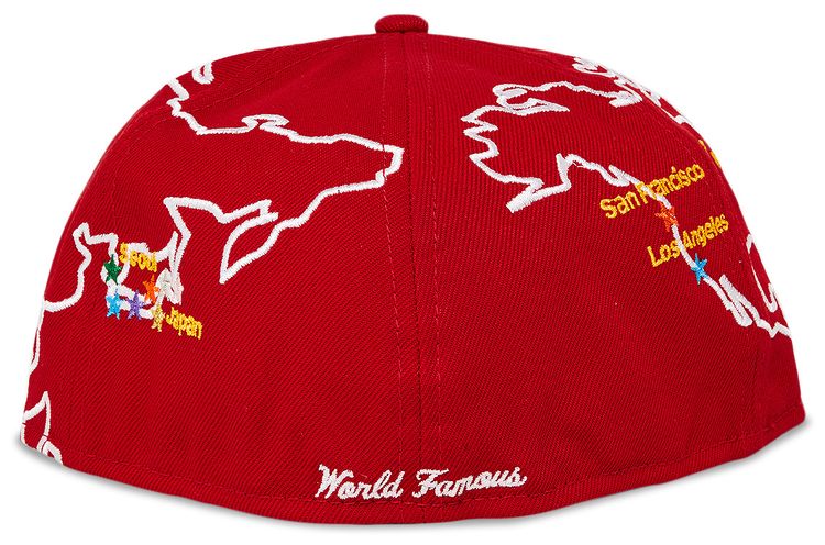Supreme Worldwide Box Logo New Era Red