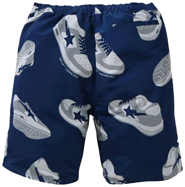BAPE Random Bape Sta Track Shorts Navy
