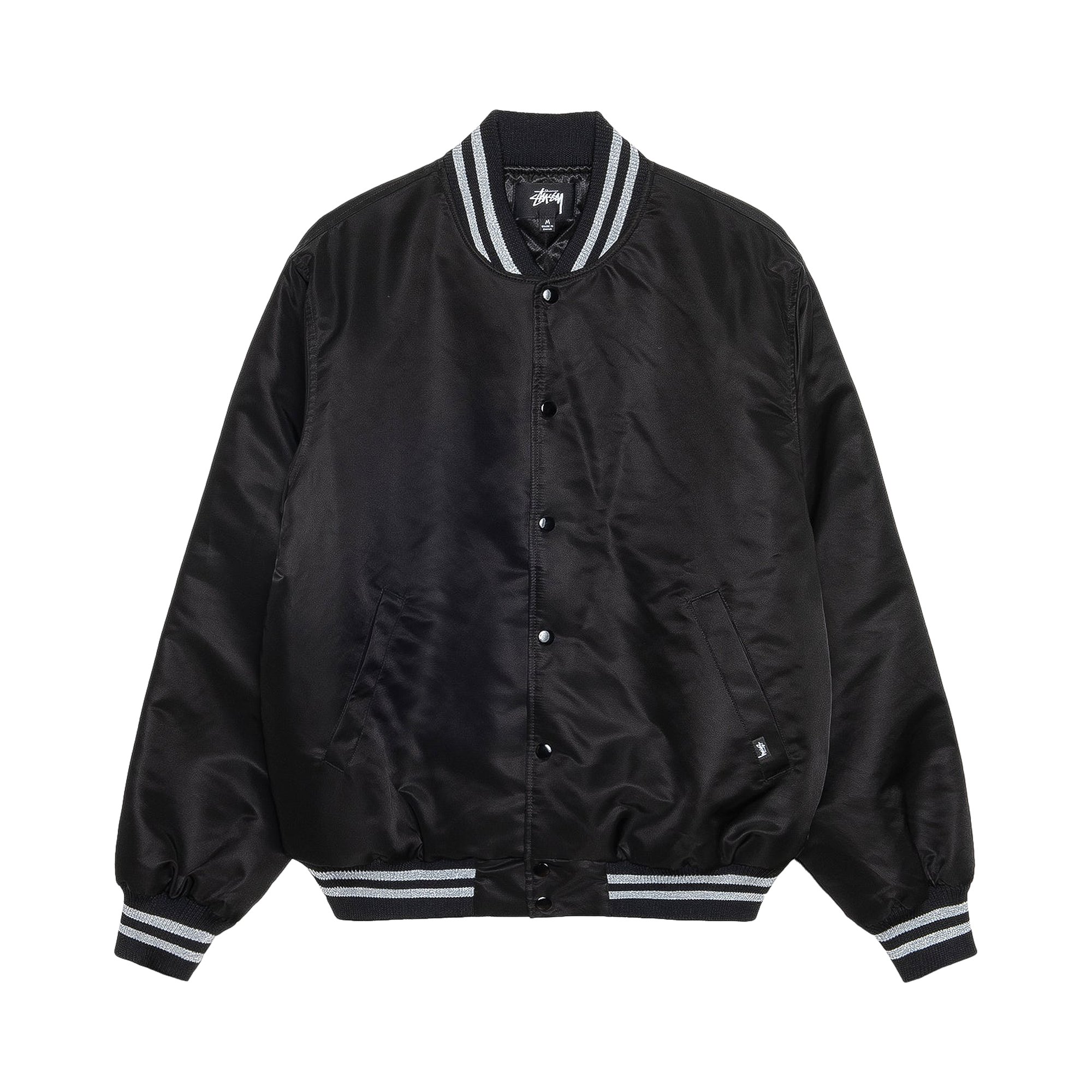 Stussy Sequins Satin Jacket 'Black'