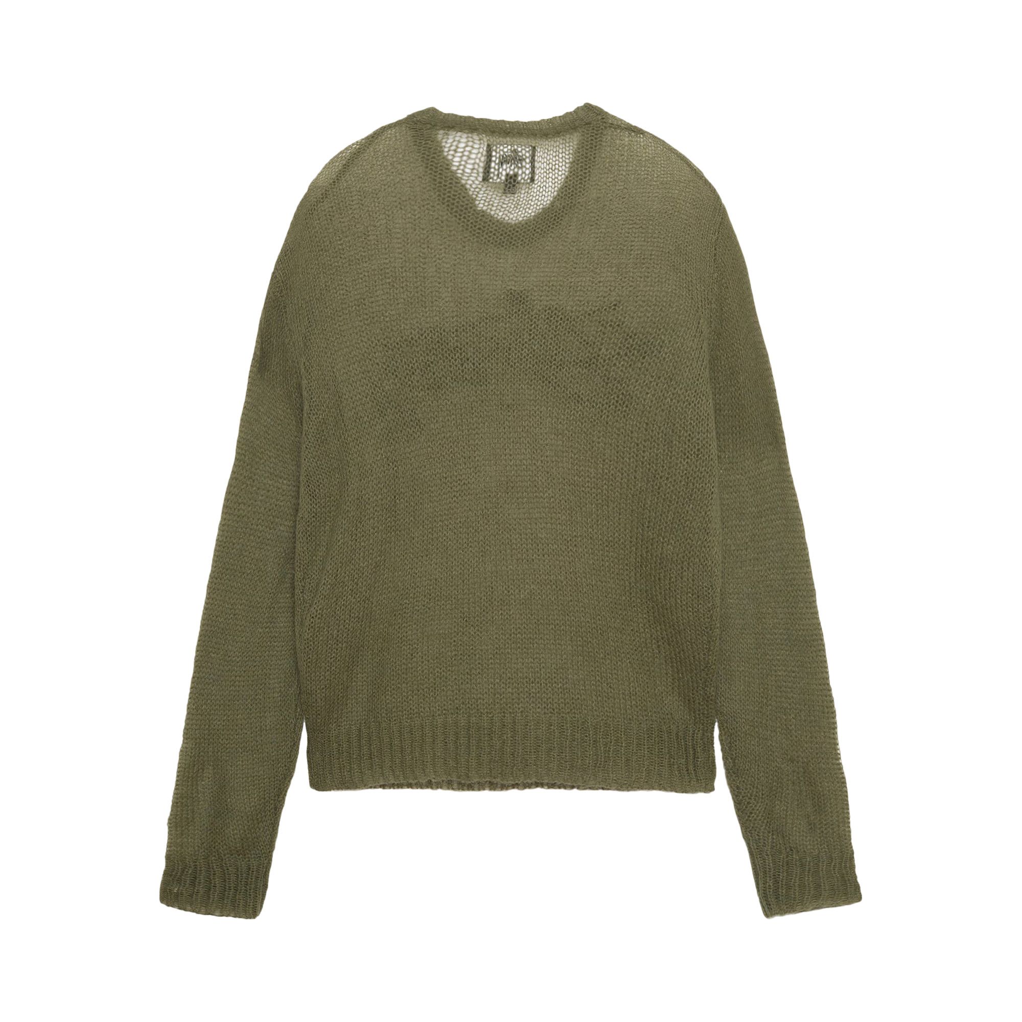 Buy Stussy Loose Knit Logo Sweater 'Cypress' - 117180 CYPR | GOAT