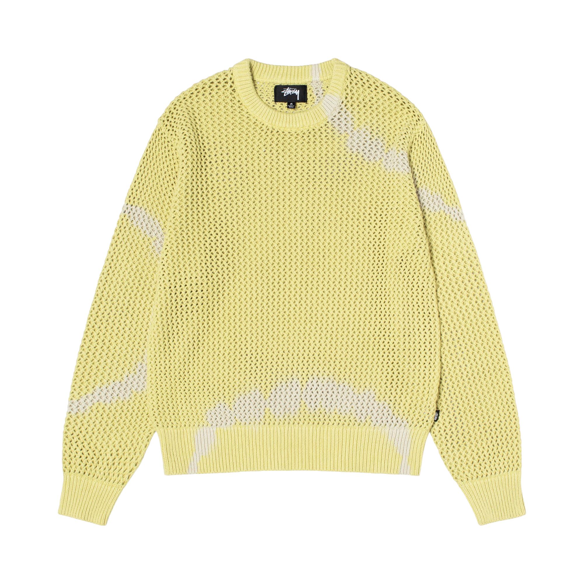 stussy Pigment Dyed Loose Gauge Sweater - Stussy Pigment Dyed 