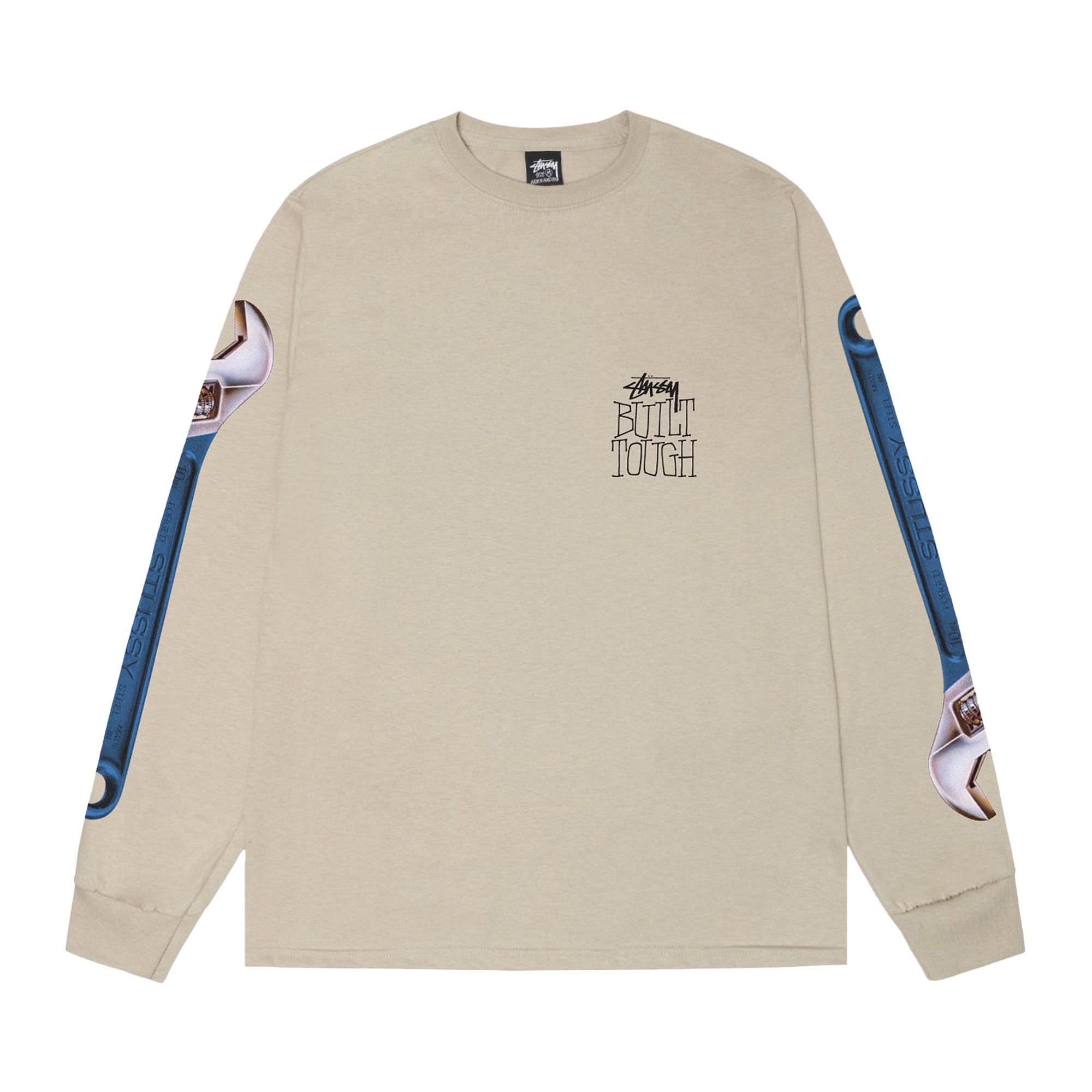 Size m Stussy Wrench Long-Sleeve Tee 'Khaki'
