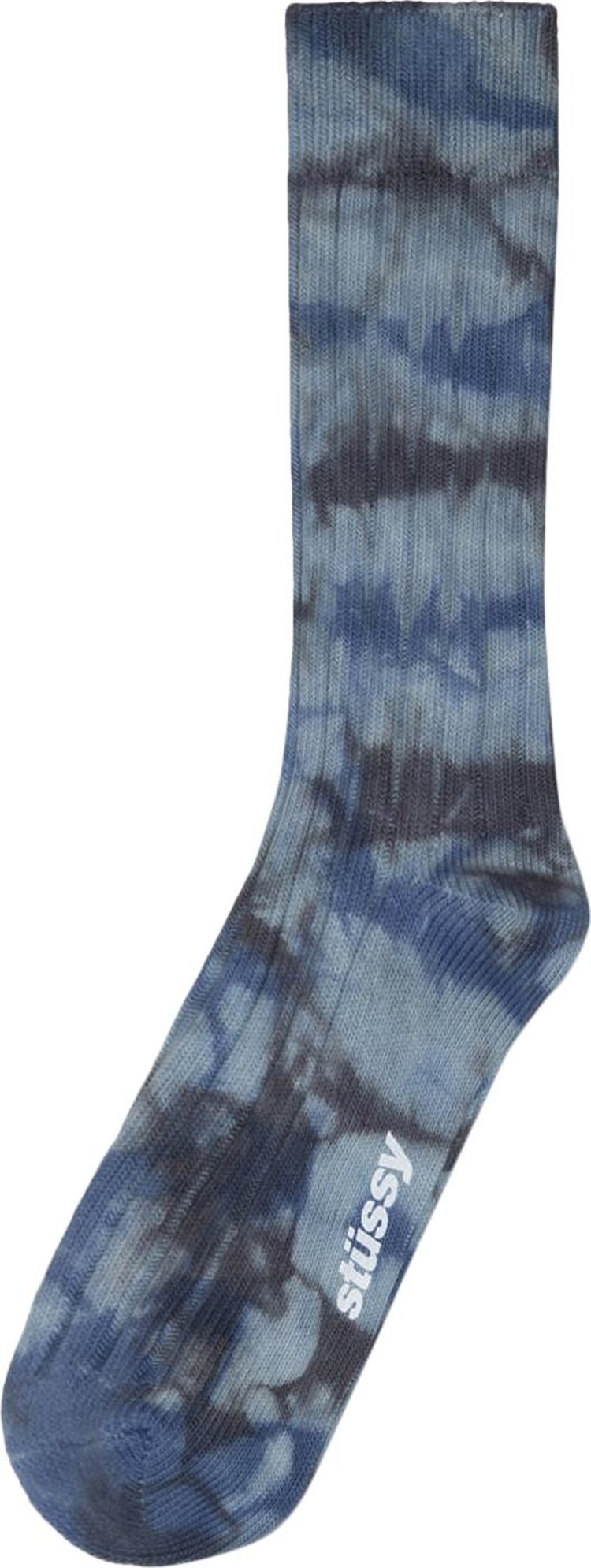 Buy Stussy Multi Dyed Ribbed Socks 'Cloud/Sand' - 138906 CLOU | GOAT