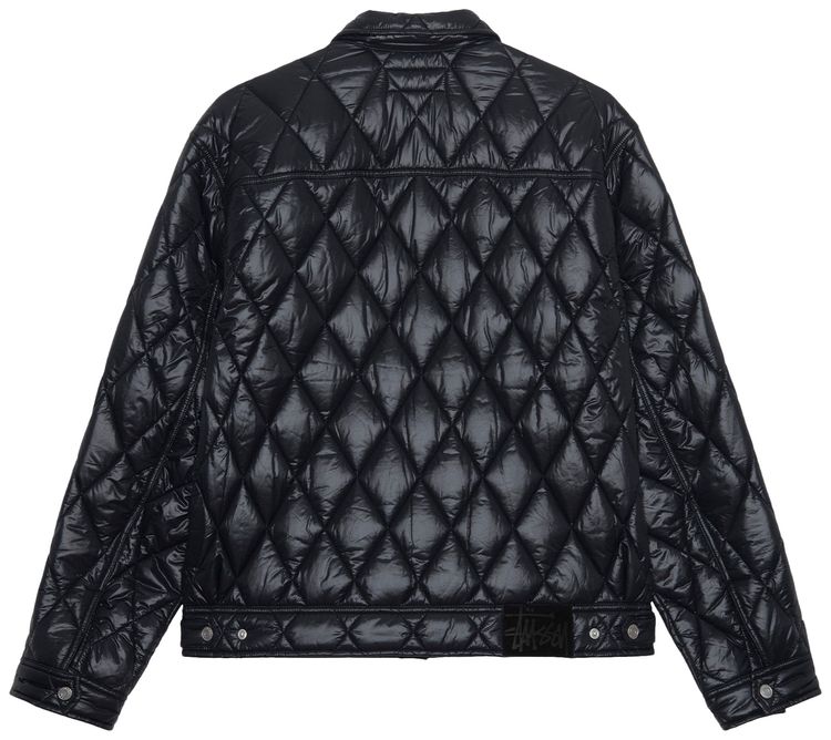 Stussy Ranch Jacket Quilted Nylon Black