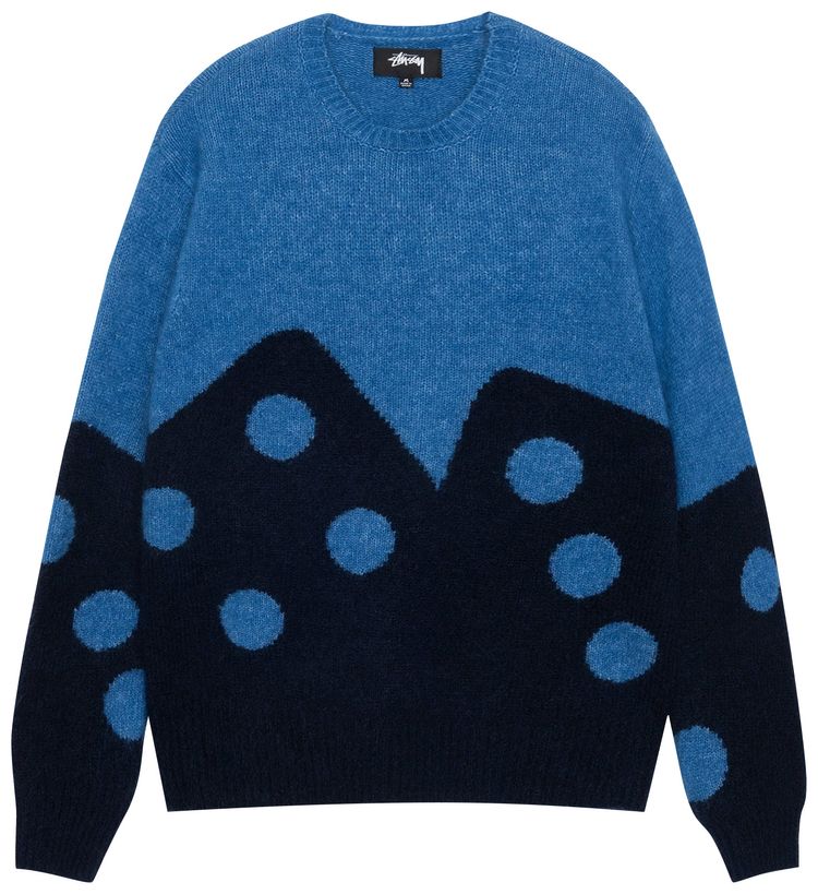 Stussy Dice Fuzzy Crew Blue