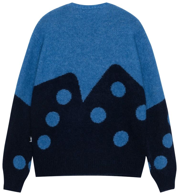 Stussy Dice Fuzzy Crew Blue
