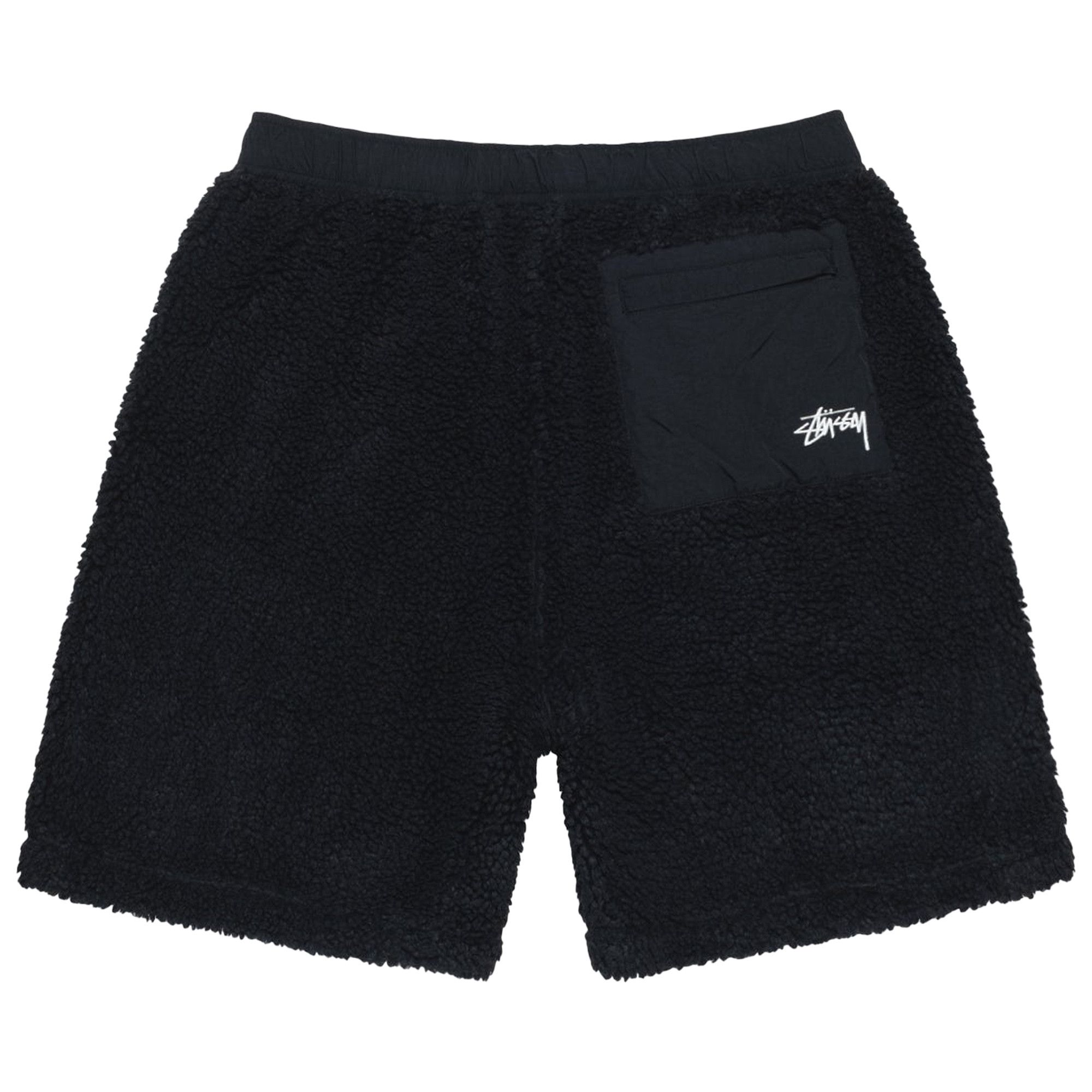 Buy Stussy Sherpa Short 'Black' - 112303 BLAC | GOAT AU