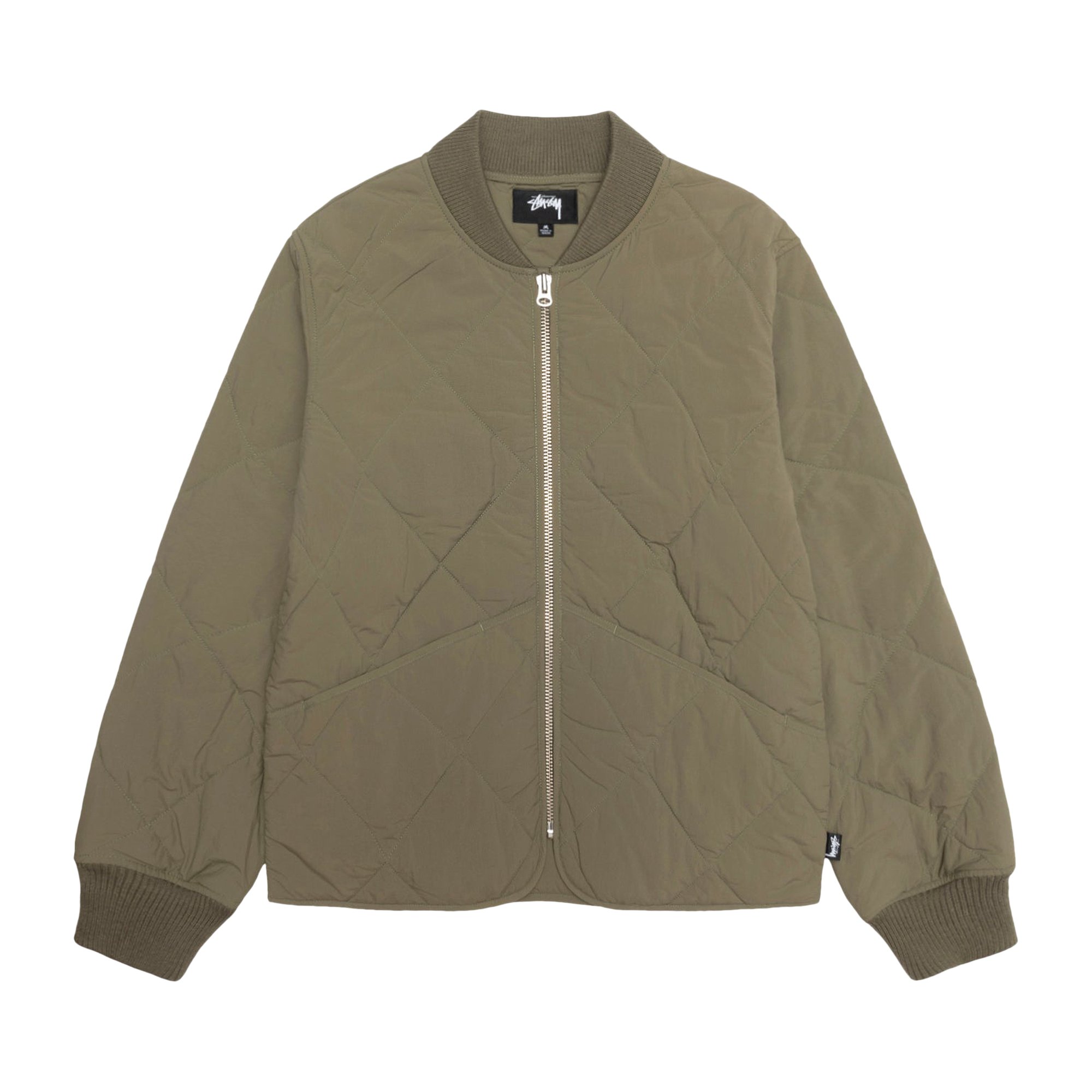 Buy Stussy 8 Ball Quilted Liner Jacket 'Olive' - 115740 OLIV | GOAT UK