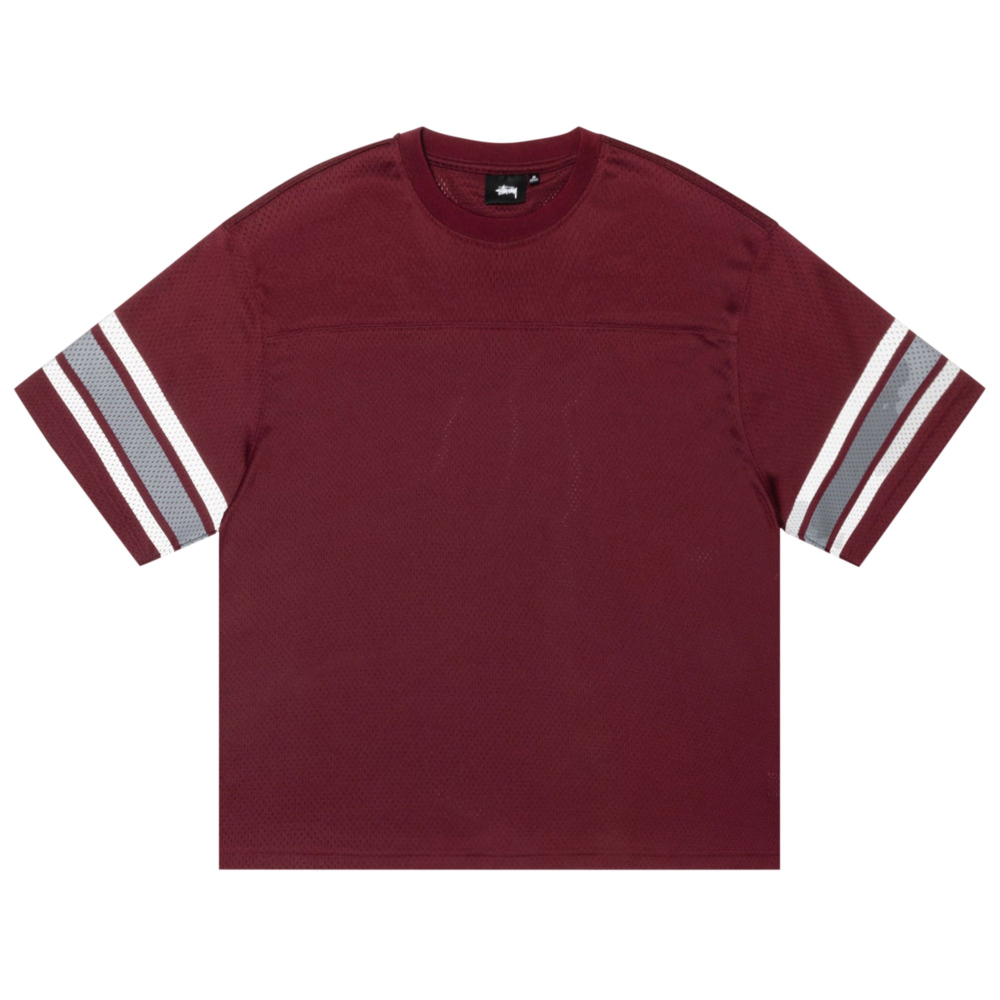 Buy Stussy Surfman Mesh Football Jersey 'Burgundy' - 1140332 BURG