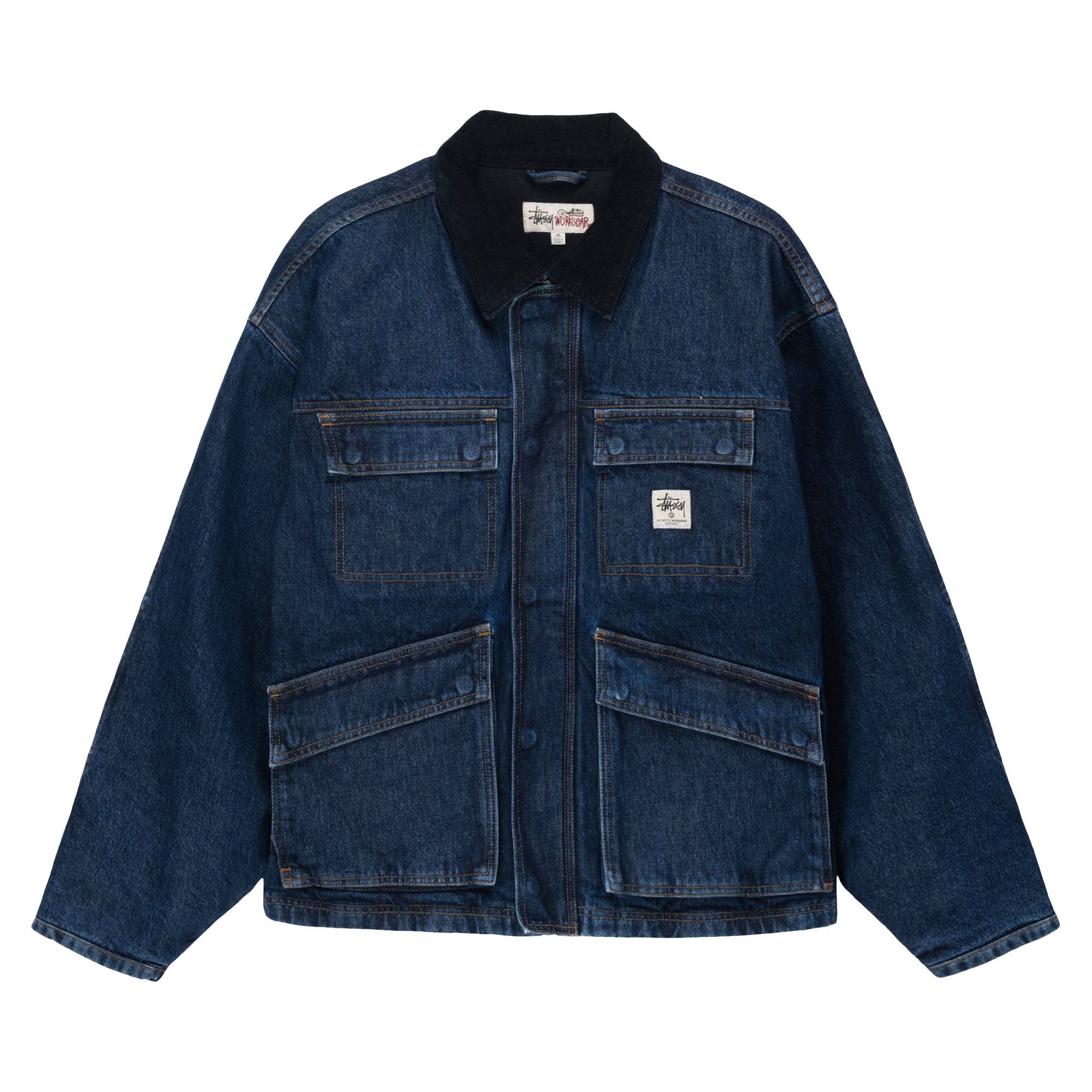 Buy Stussy Shop Jacket 'One Wash' - 115688 ONE | GOAT