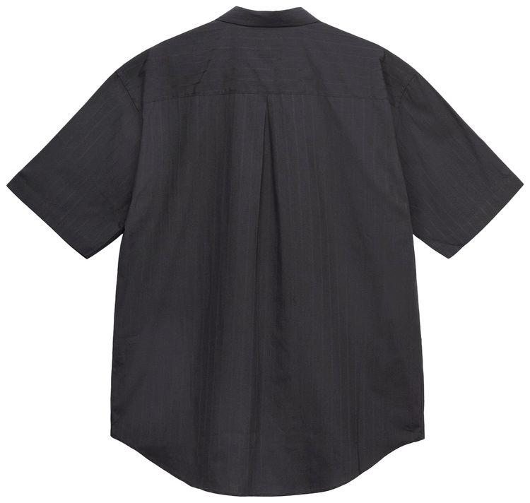 Stussy Boxy Striped Shirt Black Stripe