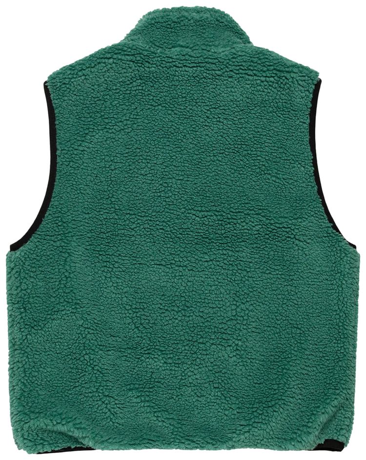 Stussy Sherpa Reversible Vest Teal
