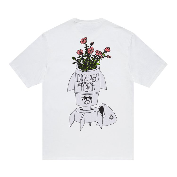 Stussy Flower Bomb Tee White