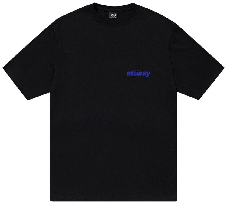 Stussy Stacked Tee Black