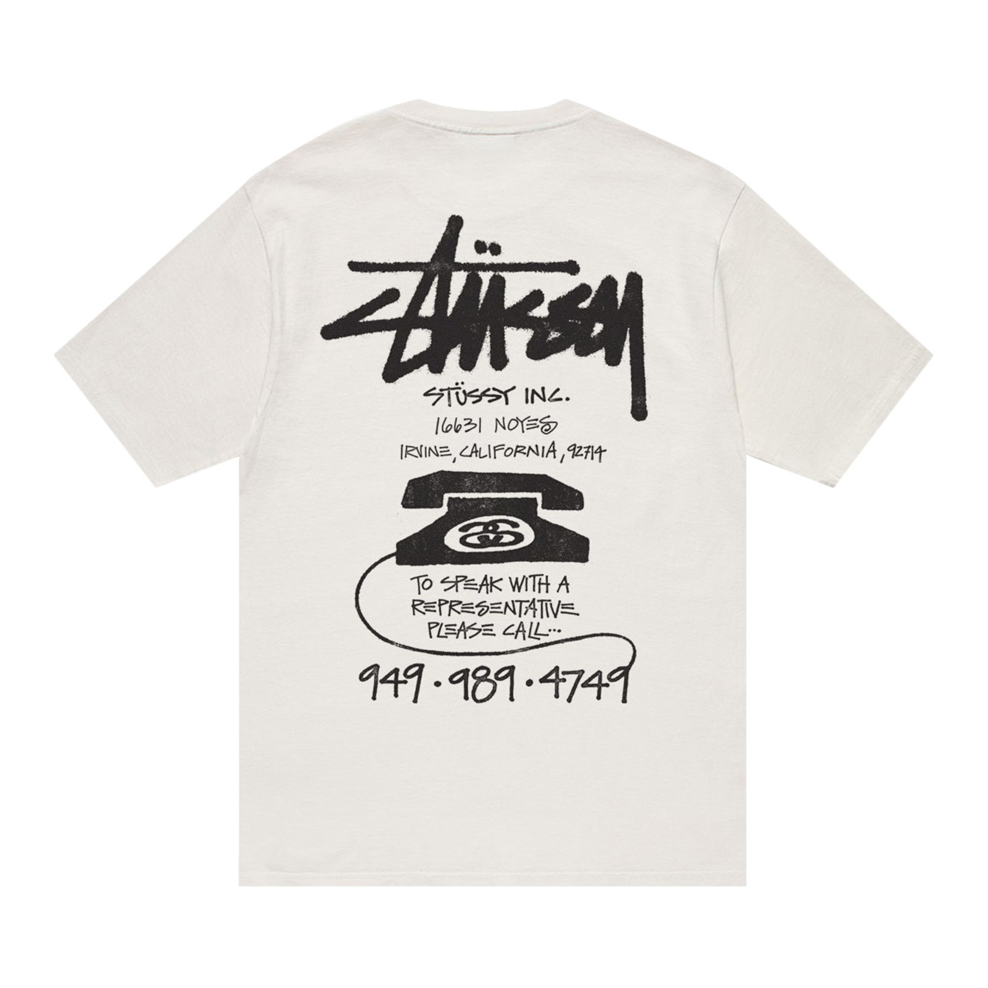 【STUSSY SP25'】Stussy Battery Tee Battery Tee – Black | Tees | Stüssy