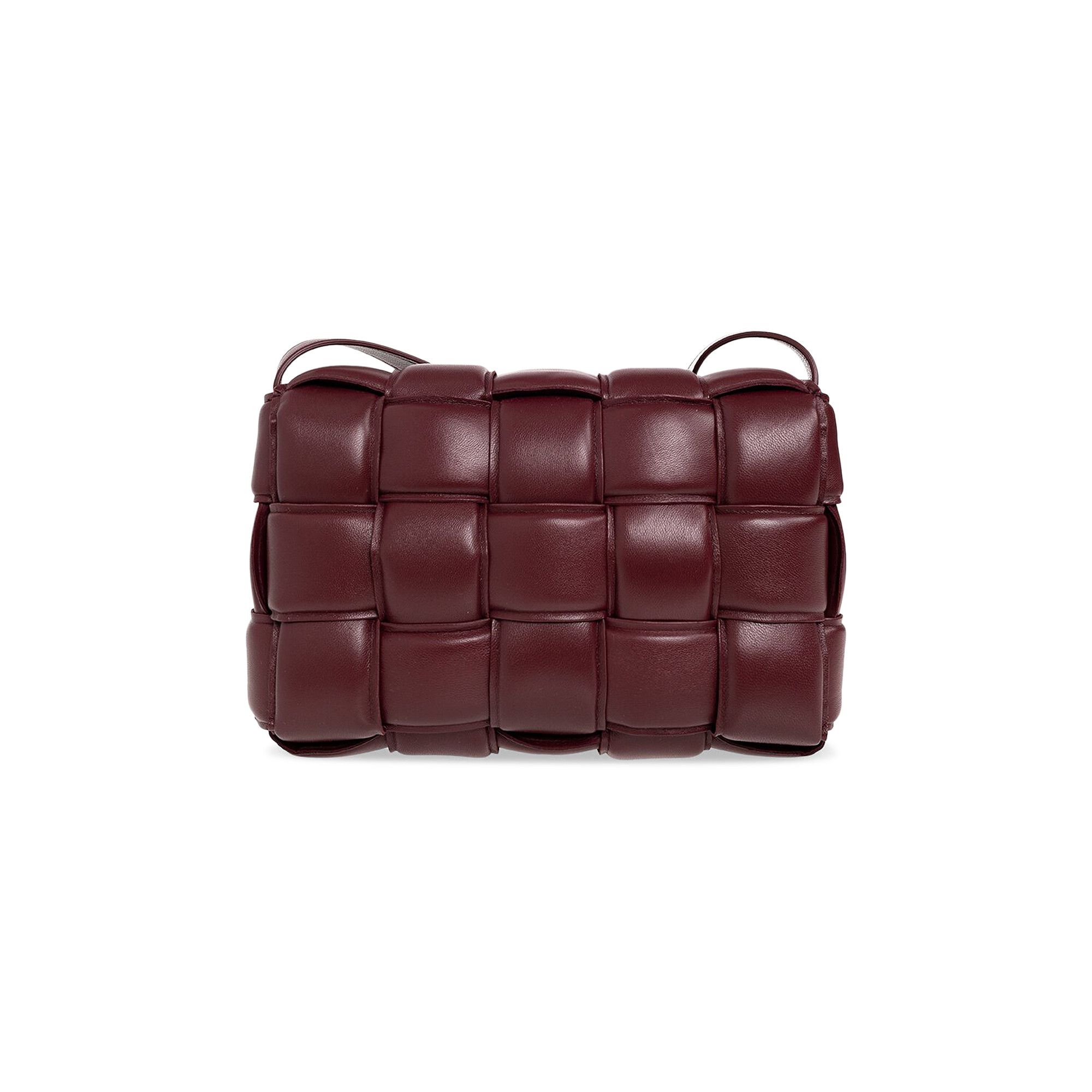 【BOTTEGA VENETA】Padded Leather Cassette Bag Barolo Buy Bottega Veneta Padded Cassette 'Barolo/Gold' - 591970