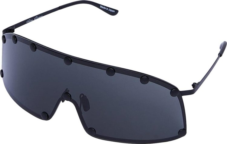 Rick Owens Shielding Sunglasses Black