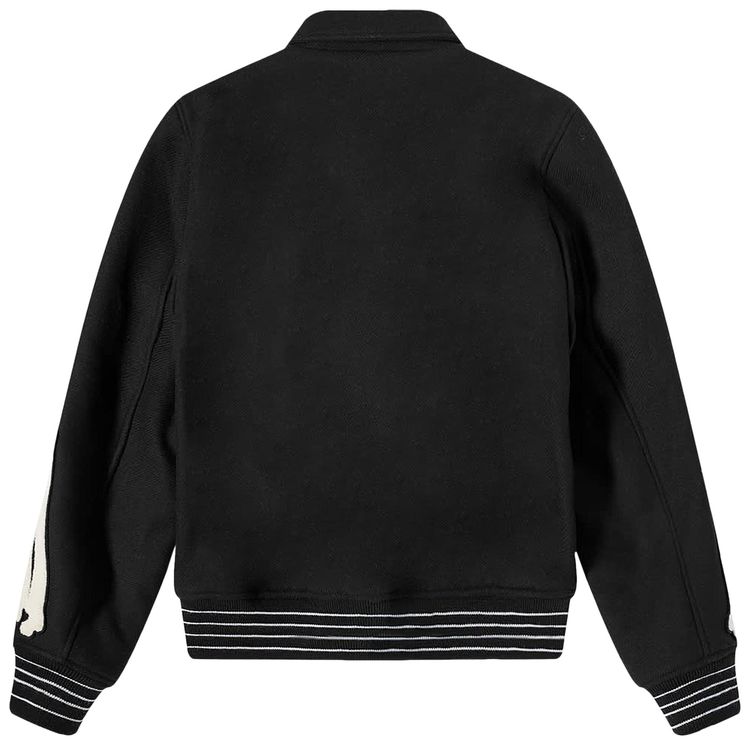 Amiri Bones Varsity Jacket Black
