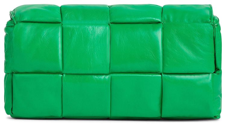 Bottega Veneta Padded Tech Parquet Cassette Bag ParakeetSilver