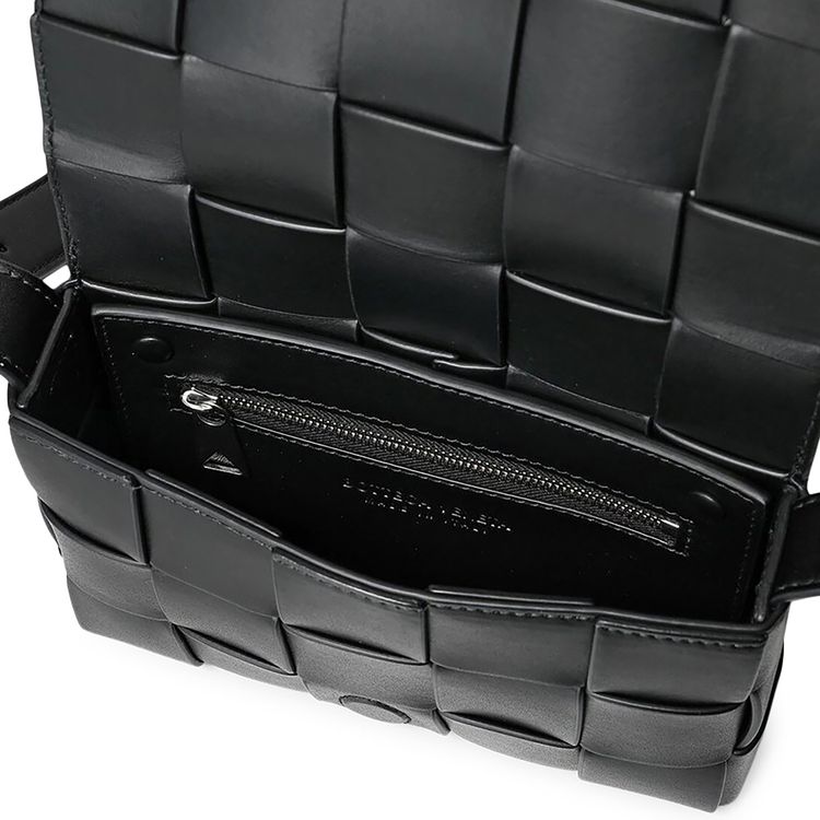 Bottega Veneta Urban Leather Borsa Bag BlackSilver