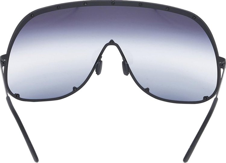 Rick Owens Shield Sunglasses BlackClear