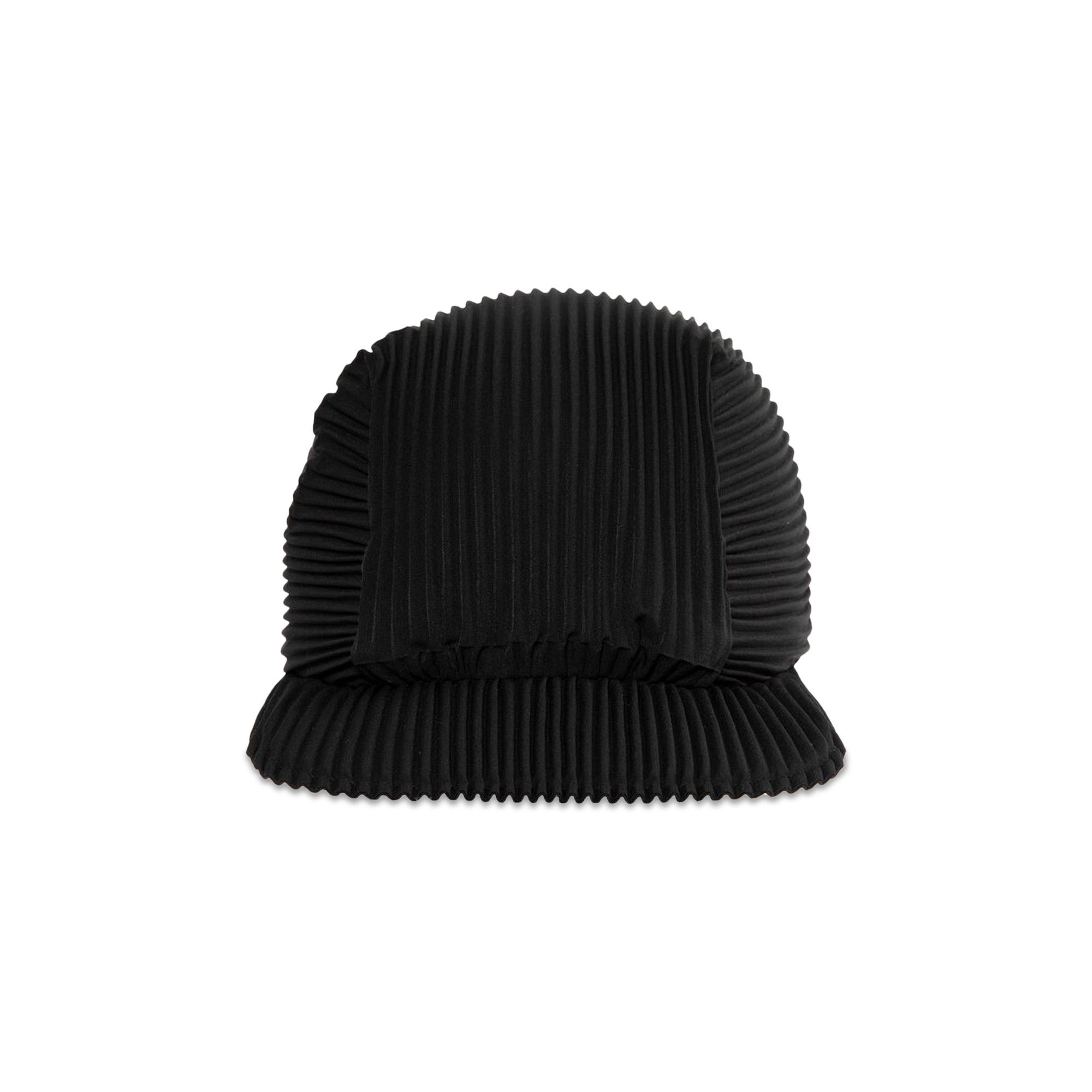 Homme Plissé Issey Miyake キャップ 黒　オムプリッセ kindal_8069000102802