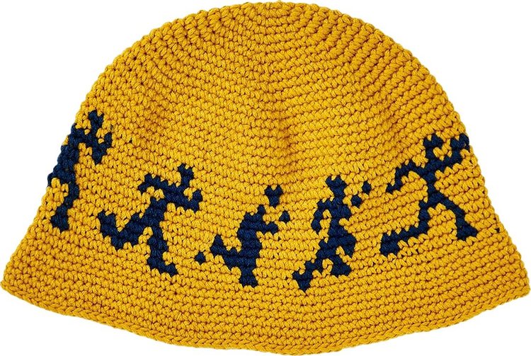 KidSuper Running Guys Crochet Hat 'Cream'