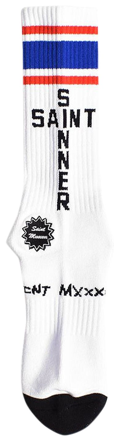 SAINT Mxxxxxx USA Socks White
