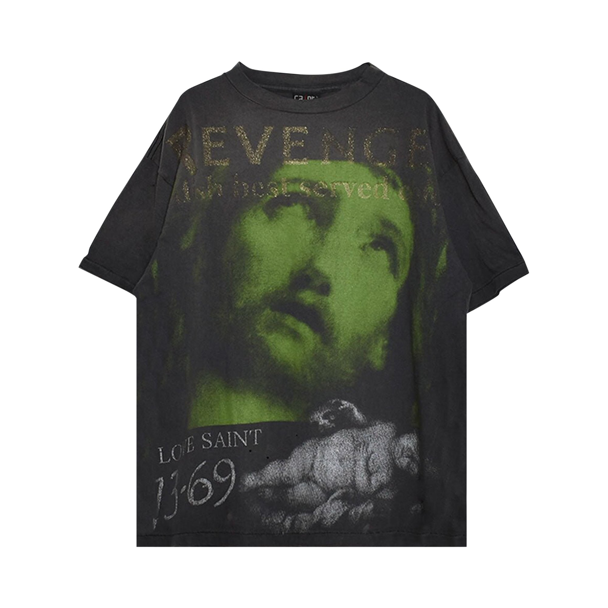 Buy Saint Michael Revenge Tee 'Black' - SM S23 0000 085 | GOAT