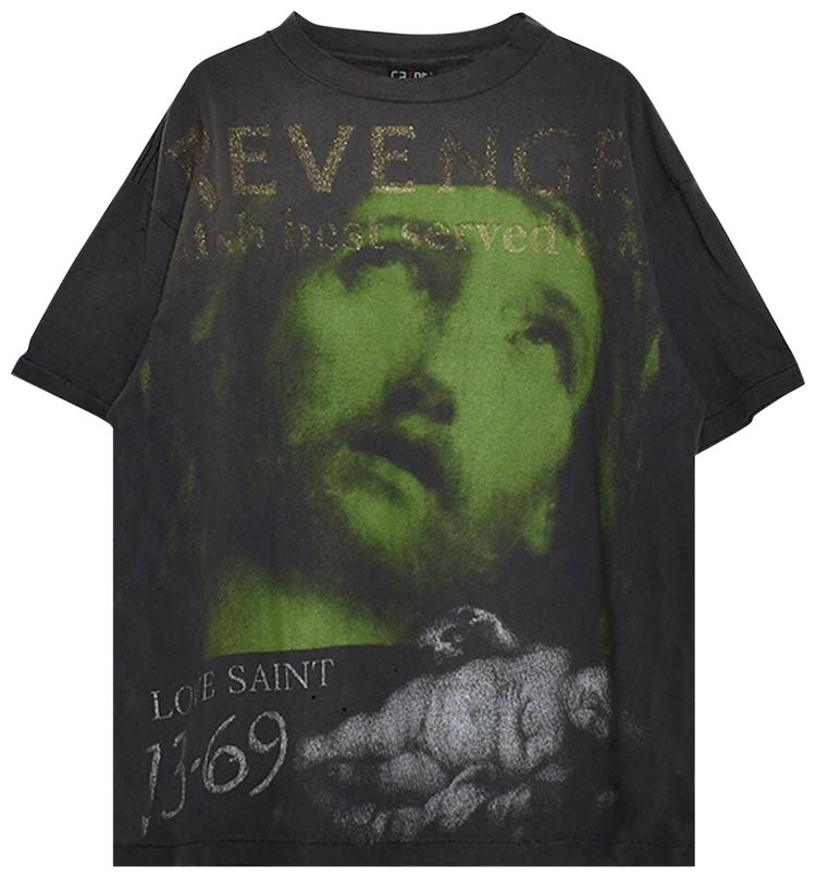 Saint Michael Revenge Tee Black