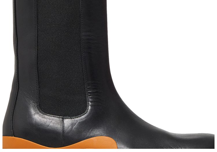 Bottega Veneta Tire Boot Black Cognac